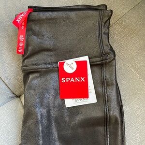 Spanx faux leather leggings
